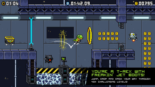 Игра JumpJet Rex - Soundtrack, скриншот