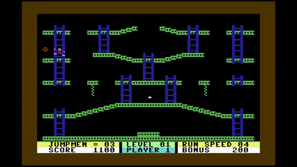 Игра Jumpman (C64/MSDOS), скриншот