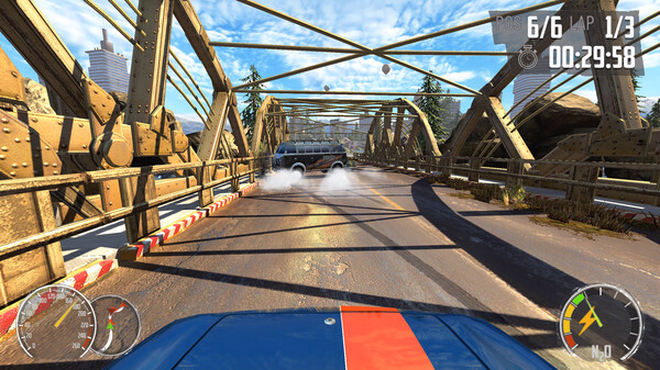 Игра Junkyard Rush Racing, скриншот