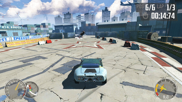 Игра Junkyard Rush Racing, скриншот