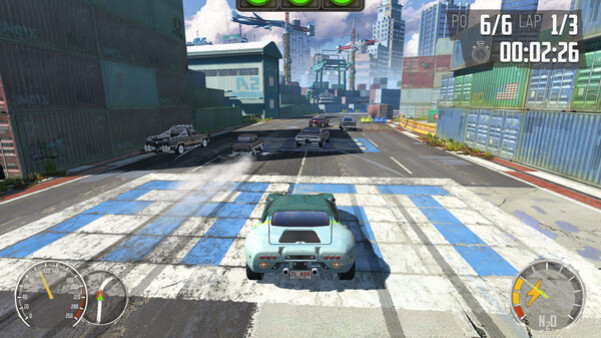 Игра Junkyard Rush Racing, скриншот