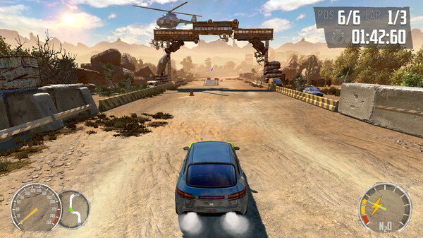 Игра Junkyard Rush Racing, скриншот