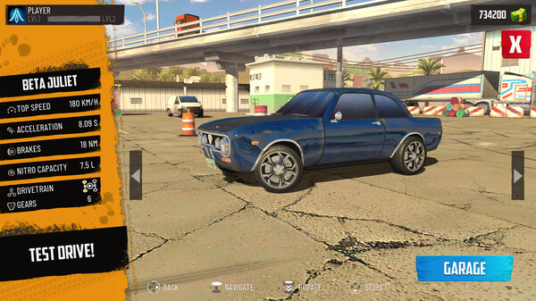 Игра Junkyard Rush Racing, скриншот