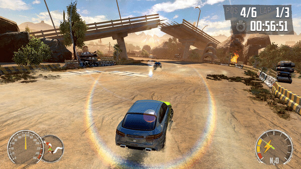 Игра Junkyard Rush Racing, скриншот