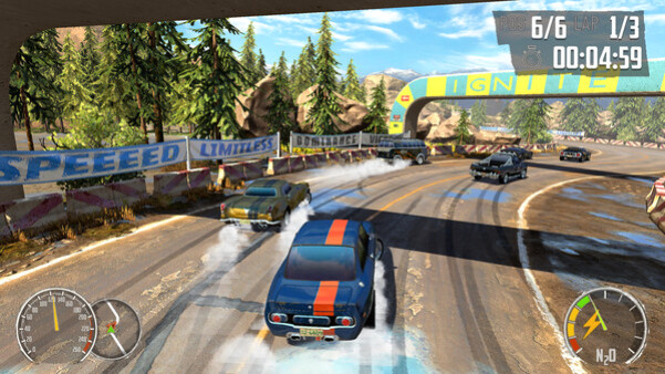 Игра Junkyard Rush Racing, скриншот