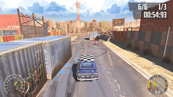 Игра Junkyard Rush Racing, скриншот