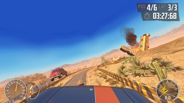 Игра Junkyard Rush Racing, скриншот