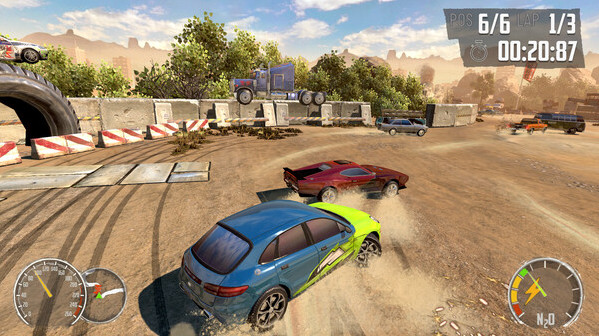 Игра Junkyard Rush Racing, скриншот