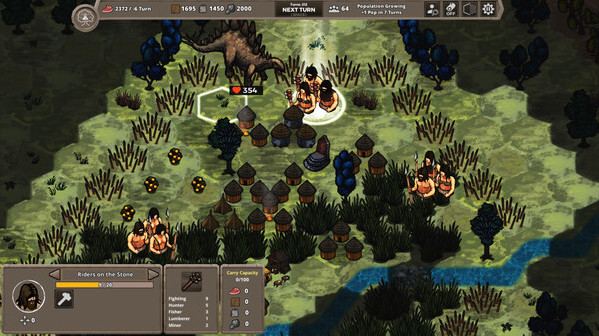 Игра Jurassic Clans, скриншот