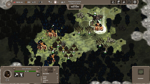 Игра Jurassic Clans, скриншот