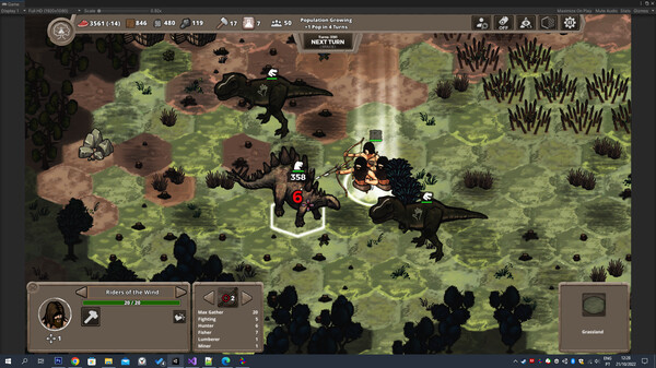 Игра Jurassic Clans, скриншот
