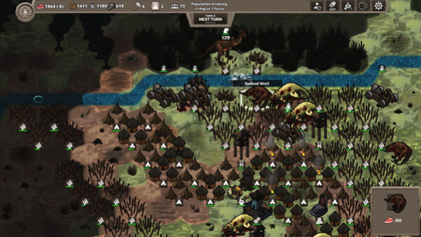 Игра Jurassic Clans, скриншот