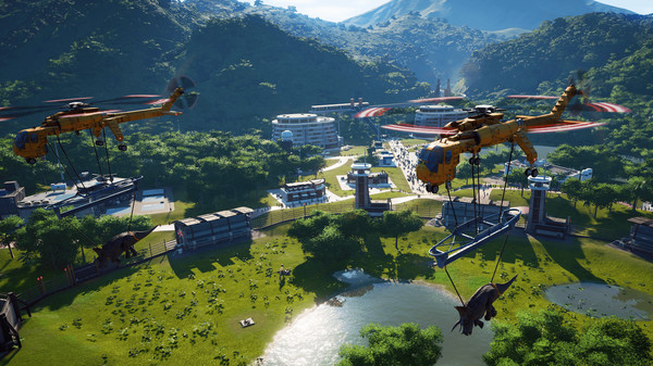 Игра Jurassic World Evolution, скриншот