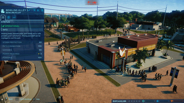 Игра Jurassic World Evolution, скриншот