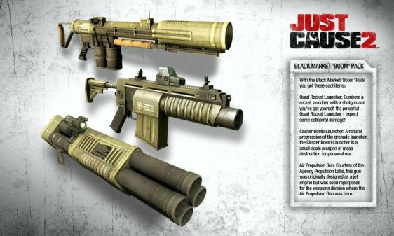 Игра Just Cause 2 - Black Market Boom Pack DLC, скриншот