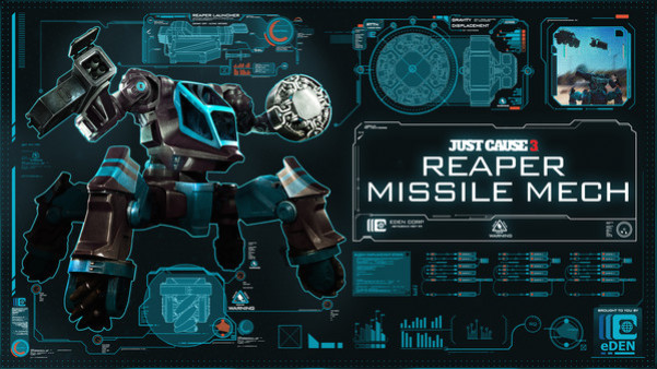 Игра Just Cause 3 DLC: Reaper Missile Mech, скриншот