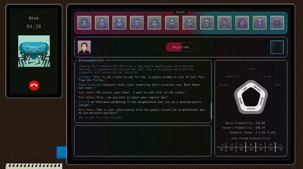 Игра Justice.exe, скриншот