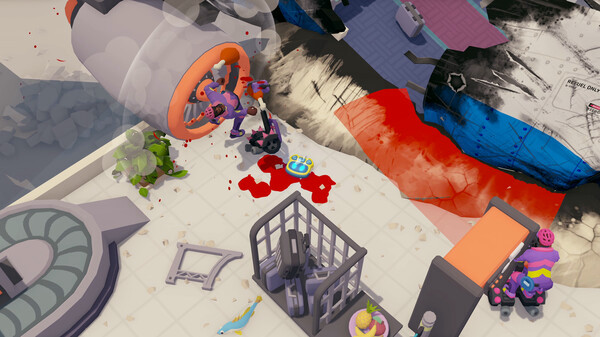 Игра JUSTICE SUCKS: Tactical Vacuum Action, скриншот
