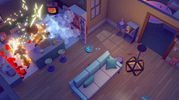 Игра JUSTICE SUCKS: Tactical Vacuum Action, скриншот