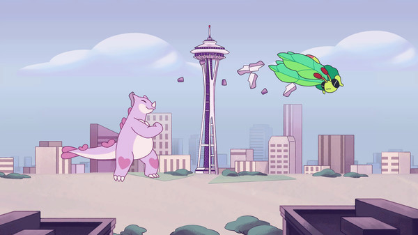 Игра Kaichu - The Kaiju Dating Sim, скриншот