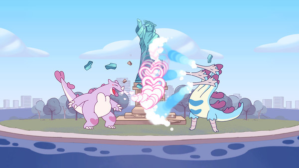 Игра Kaichu - The Kaiju Dating Sim, скриншот