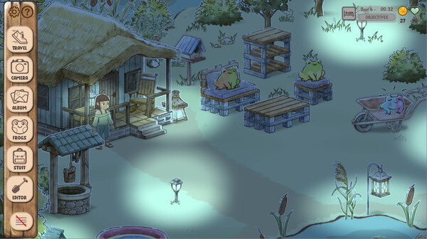 Игра Kamaeru: A Frog Refuge, скриншот