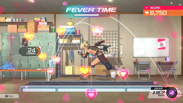 Игра Kandagawa Jet Girls, скриншот