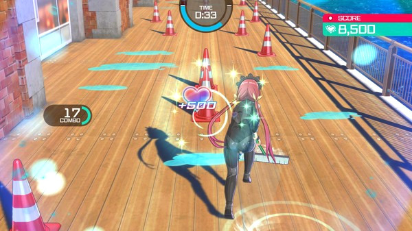 Игра Kandagawa Jet Girls, скриншот