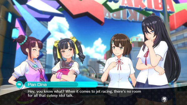Игра Kandagawa Jet Girls, скриншот