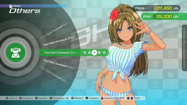 Игра Kandagawa Jet Girls, скриншот