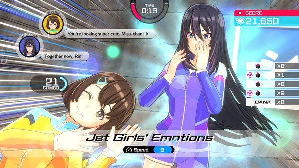 Игра Kandagawa Jet Girls, скриншот