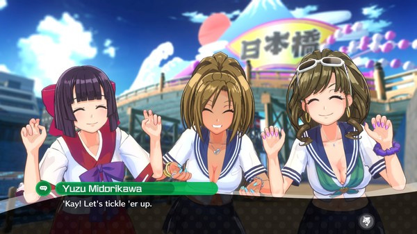 Игра Kandagawa Jet Girls, скриншот
