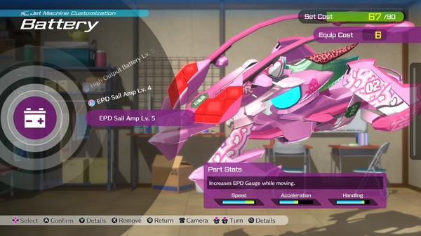 Игра Kandagawa Jet Girls, скриншот
