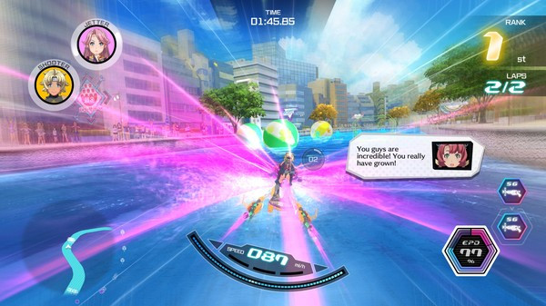 Игра Kandagawa Jet Girls, скриншот