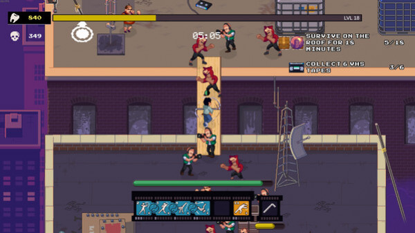 Игра Karate Survivor, скриншот