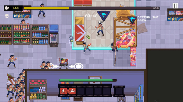Игра Karate Survivor, скриншот