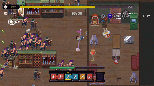 Игра Karate Survivor, скриншот