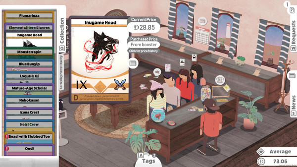 Игра Kardboard Kings: Card Shop Simulator, скриншот