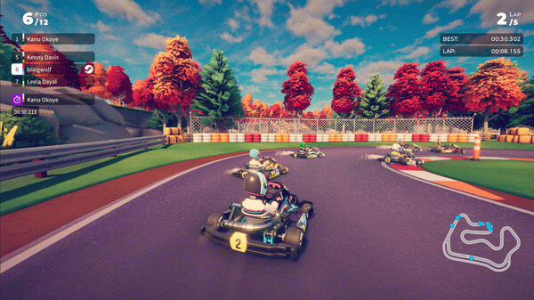 Игра Karting Superstars, скриншот