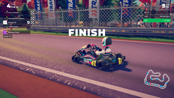 Игра Karting Superstars, скриншот