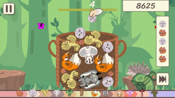 Игра Kawaii Animals - Skin Set - Land of Mushrooms, скриншот