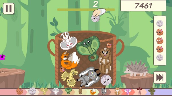 Игра Kawaii Animals - Skin Set - Land of Mushrooms, скриншот