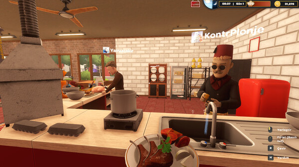 Игра Kebab Chefs! - Restaurant Simulator, скриншот