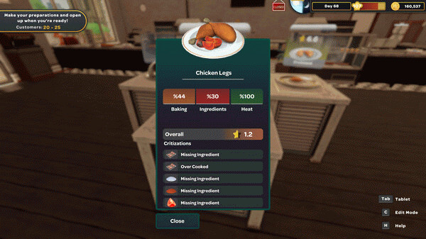 Игра Kebab Chefs! - Restaurant Simulator, скриншот