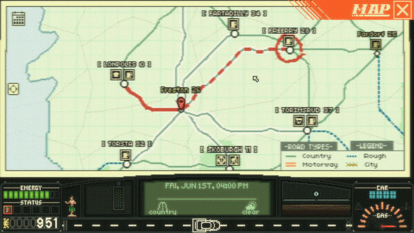 Игра Keep Driving, скриншот
