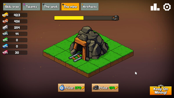 Игра Keep on Mining!, скриншот