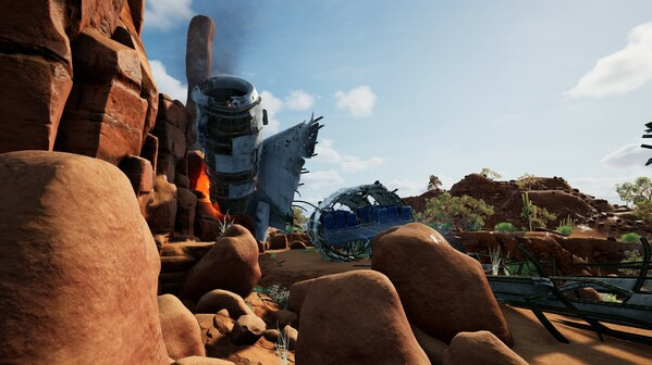 Игра KeepUp Survival - Red Desert Map, скриншот
