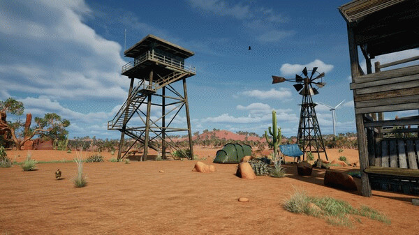 Игра KeepUp Survival - Red Desert Map, скриншот