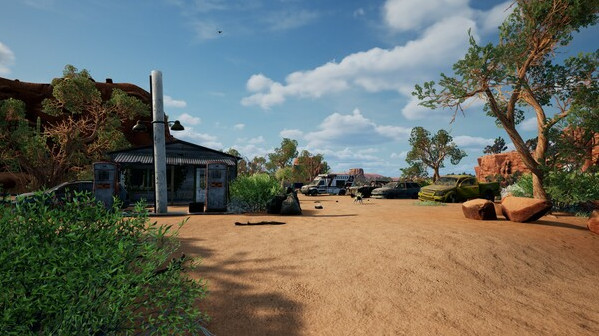 Игра KeepUp Survival - Red Desert Map, скриншот