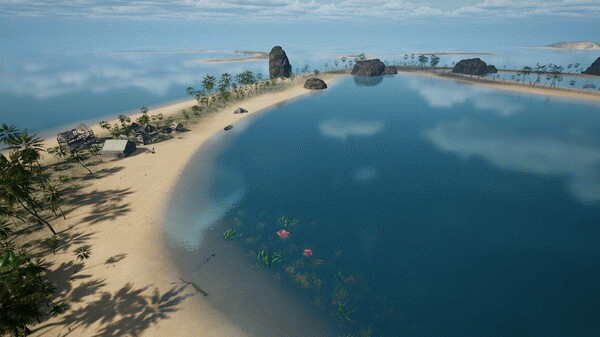 Игра KeepUp Survival - Tropical Island Map, скриншот